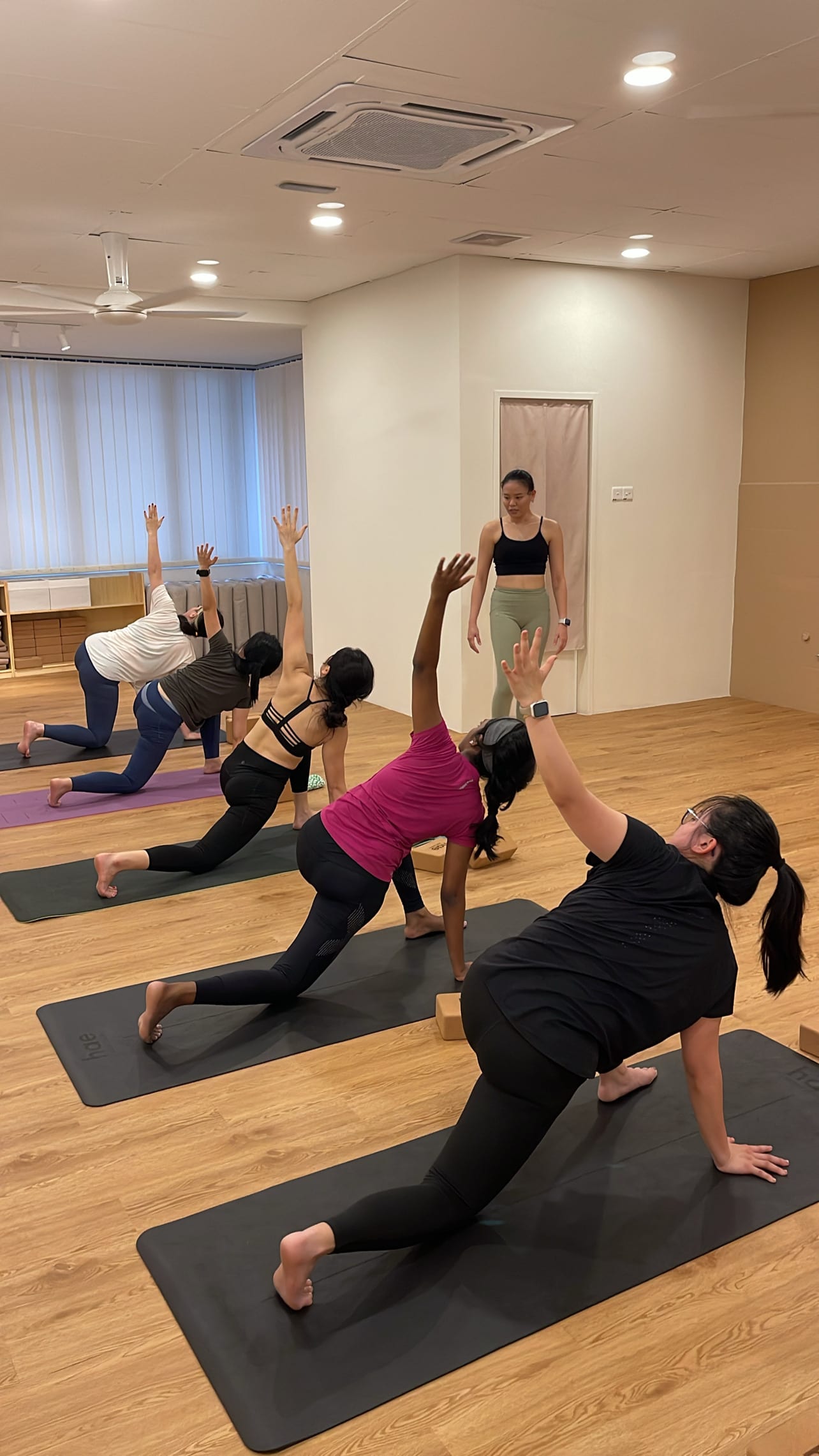 A class in progress at Hae Studio